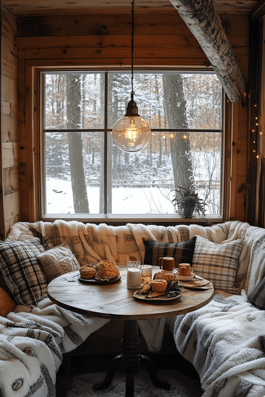 29 Cozy Winter Cabin Aesthetic Ideas for the Ultimate Snuggle-Worthy Space 28 cozy winter cabin aesthetic