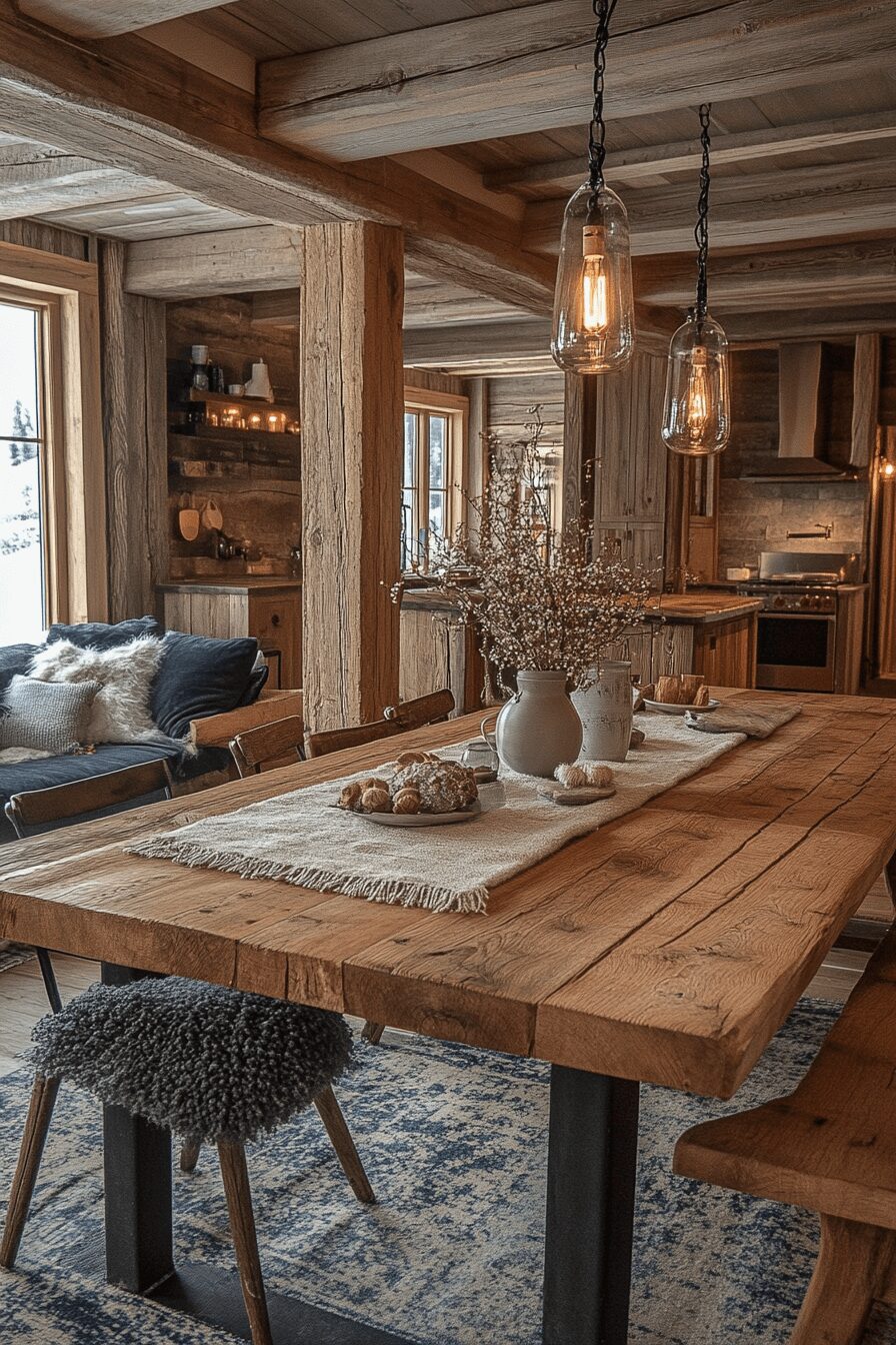 29 Winter Cabin Interior Ideas That Turn Cold Days into Cozy Moments 28 winter cabin interior