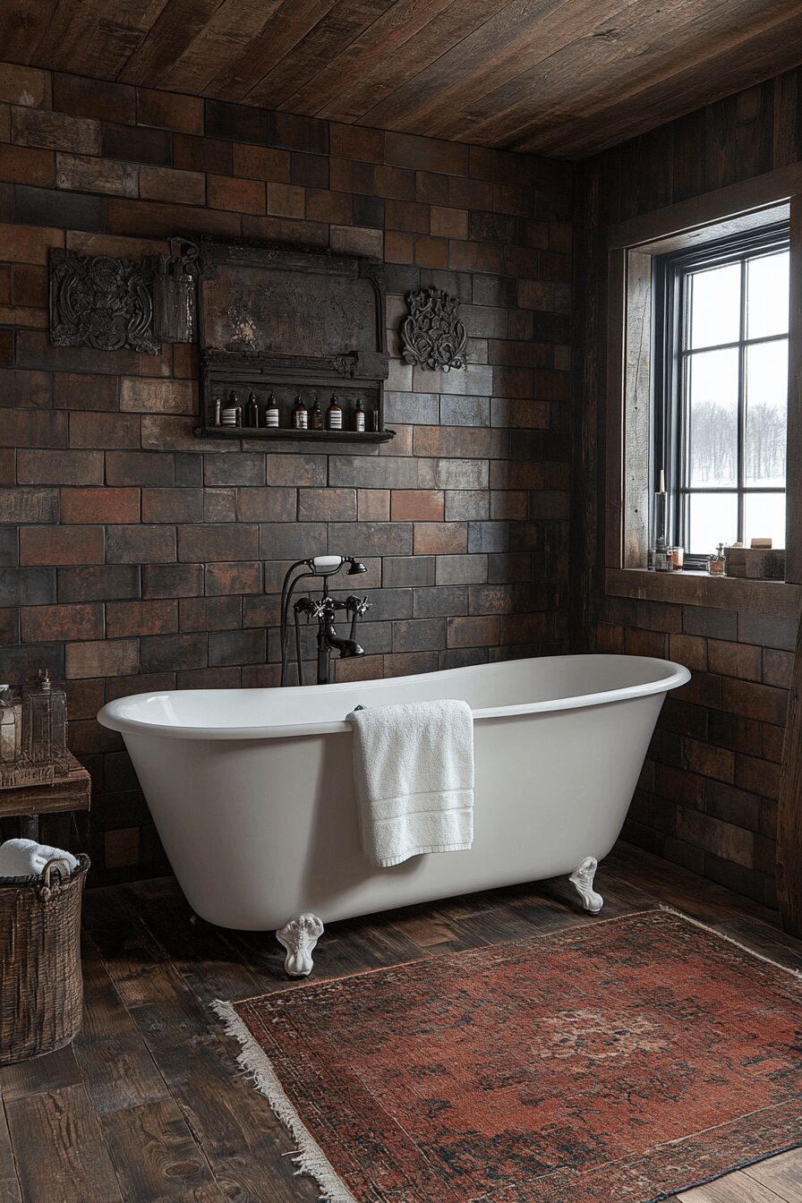 29 Rustic Industrial Bathroom Ideas for a Bold Decor Statement 29 Rustic industrial bathroom