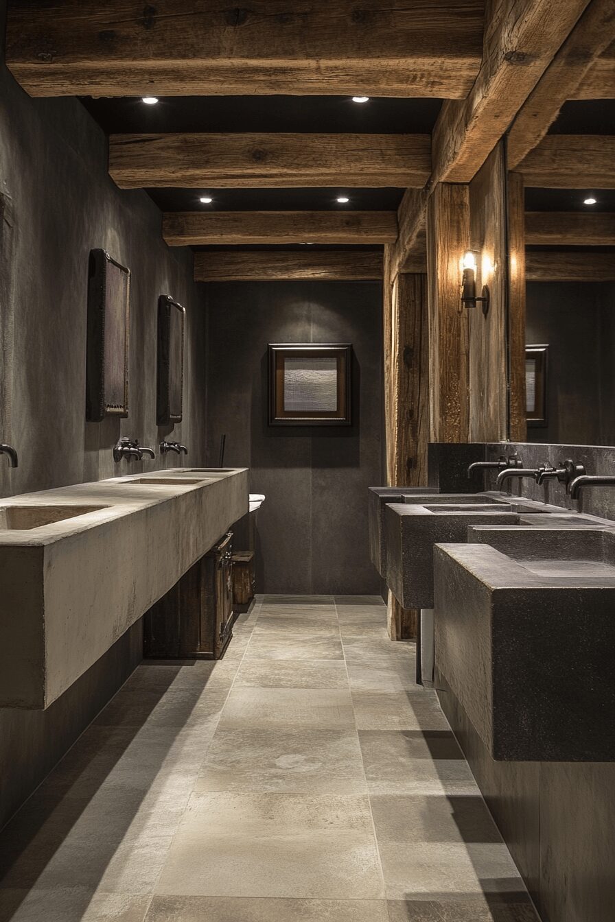 29 Industrial Restroom Inspirations for Edgy Interior Design 29 Industrial restroom