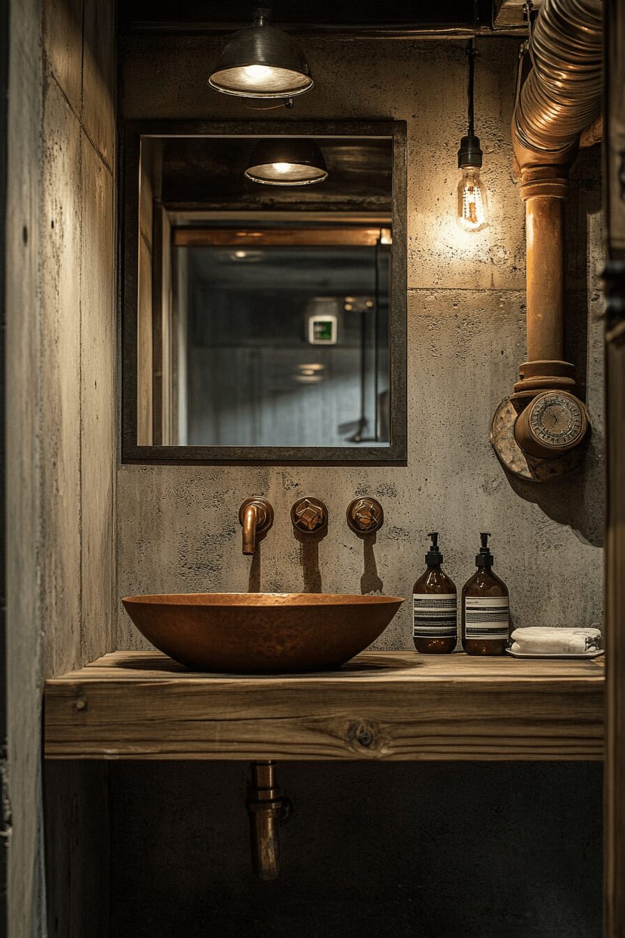 29 Bathroom Industrial Style Ideas for a Statement-Making Washroom 29 Bathroom industrial style