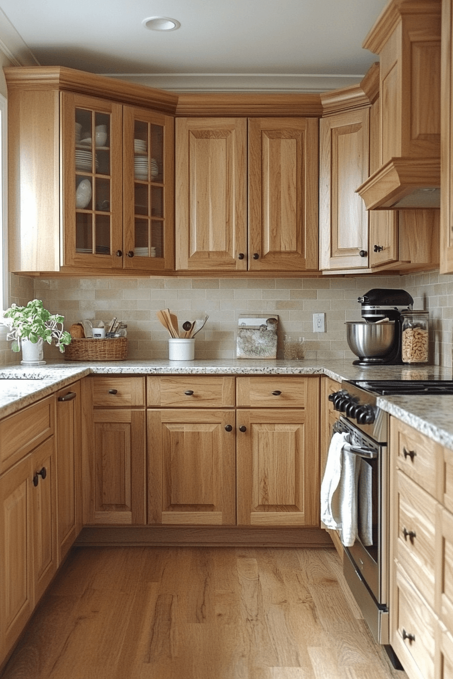 29 Honey Oak Kitchen Cabinets Designs to Make Your Kitchen Feel Cozy and Timeless 29 honey oak kitchen cabinets
