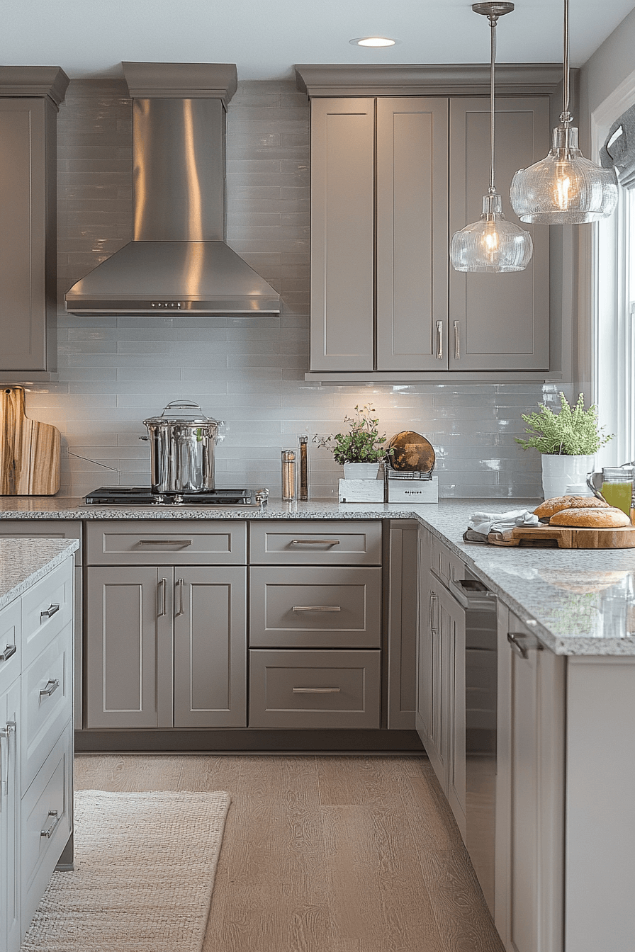 29 Greige Kitchen Cabinets Styles to Create a Balanced and Beautiful Kitchen 29 greige kitchen cabinets