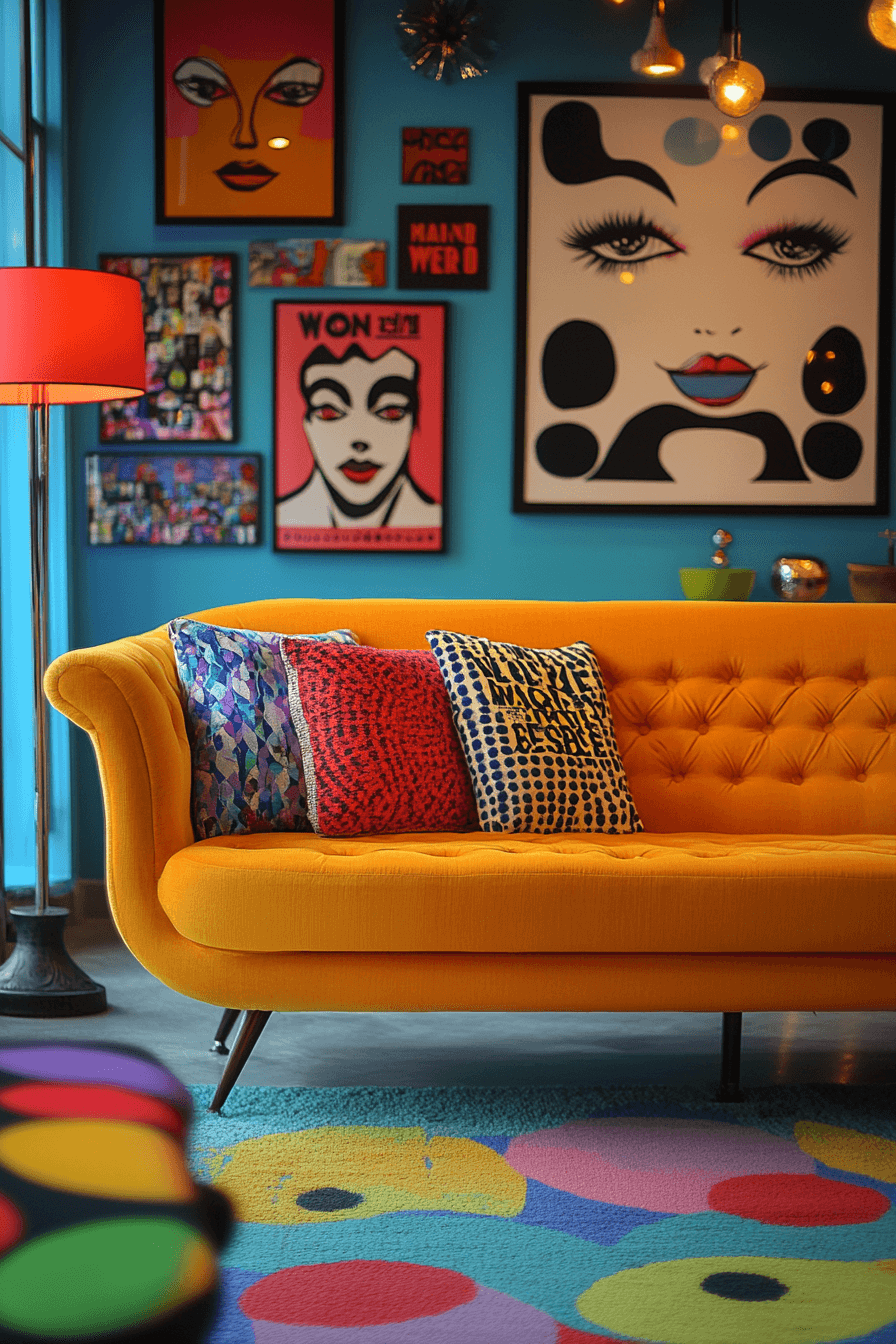 29 Retro Living Rooms Ideas to Add Nostalgic Charm to Your Space 3 retro living rooms