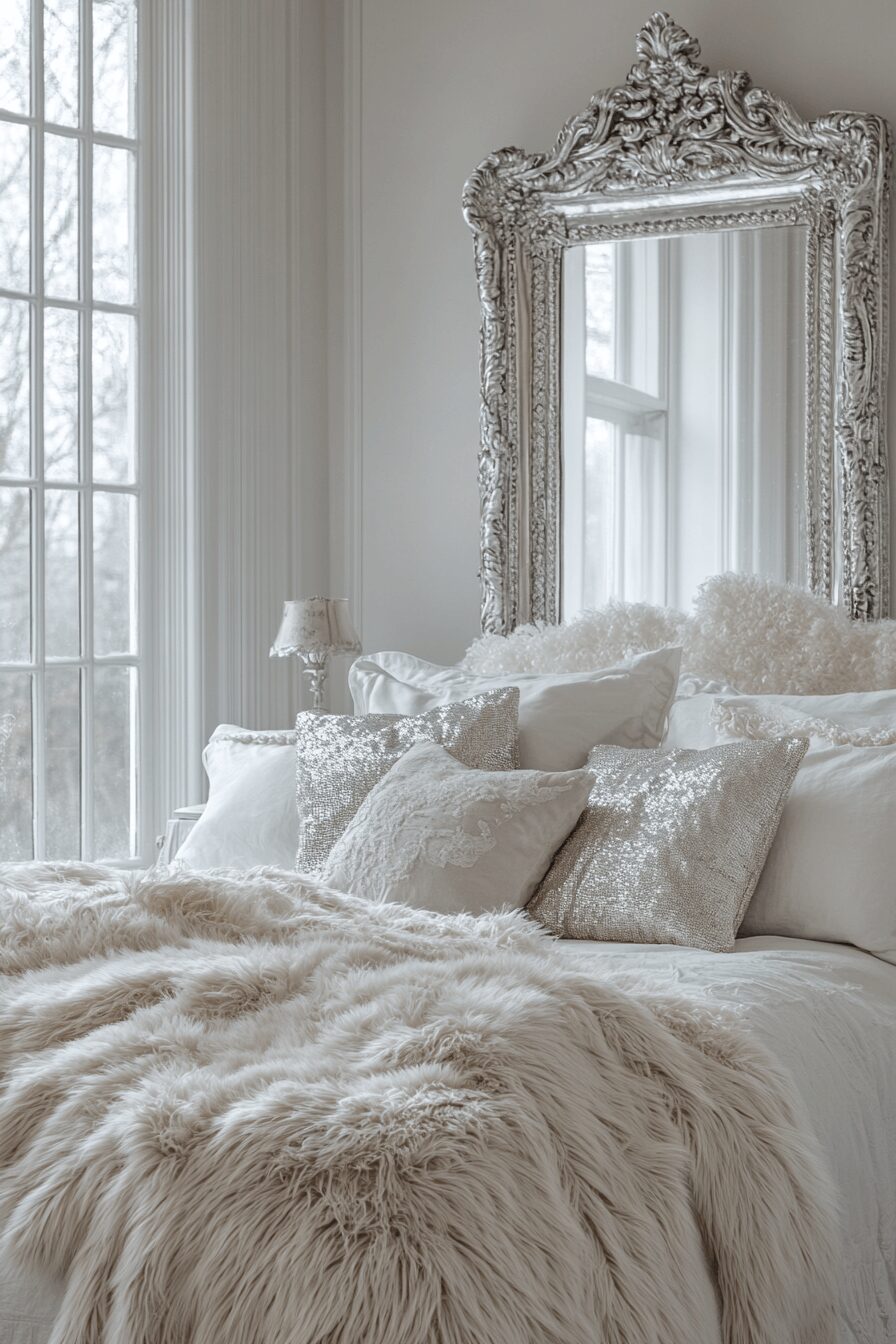 29 White Aesthetic Bedroom Ideas That Embrace Minimalist Beauty 3 white aesthetic bedroom