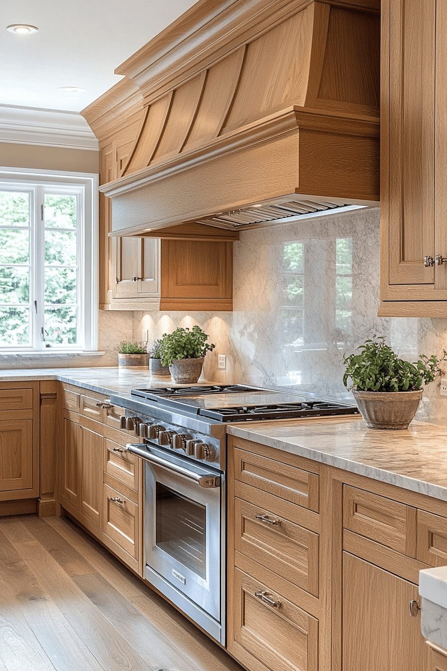 29 Honey Oak Kitchen Cabinets Designs to Make Your Kitchen Feel Cozy and Timeless 4 honey oak kitchen cabinets