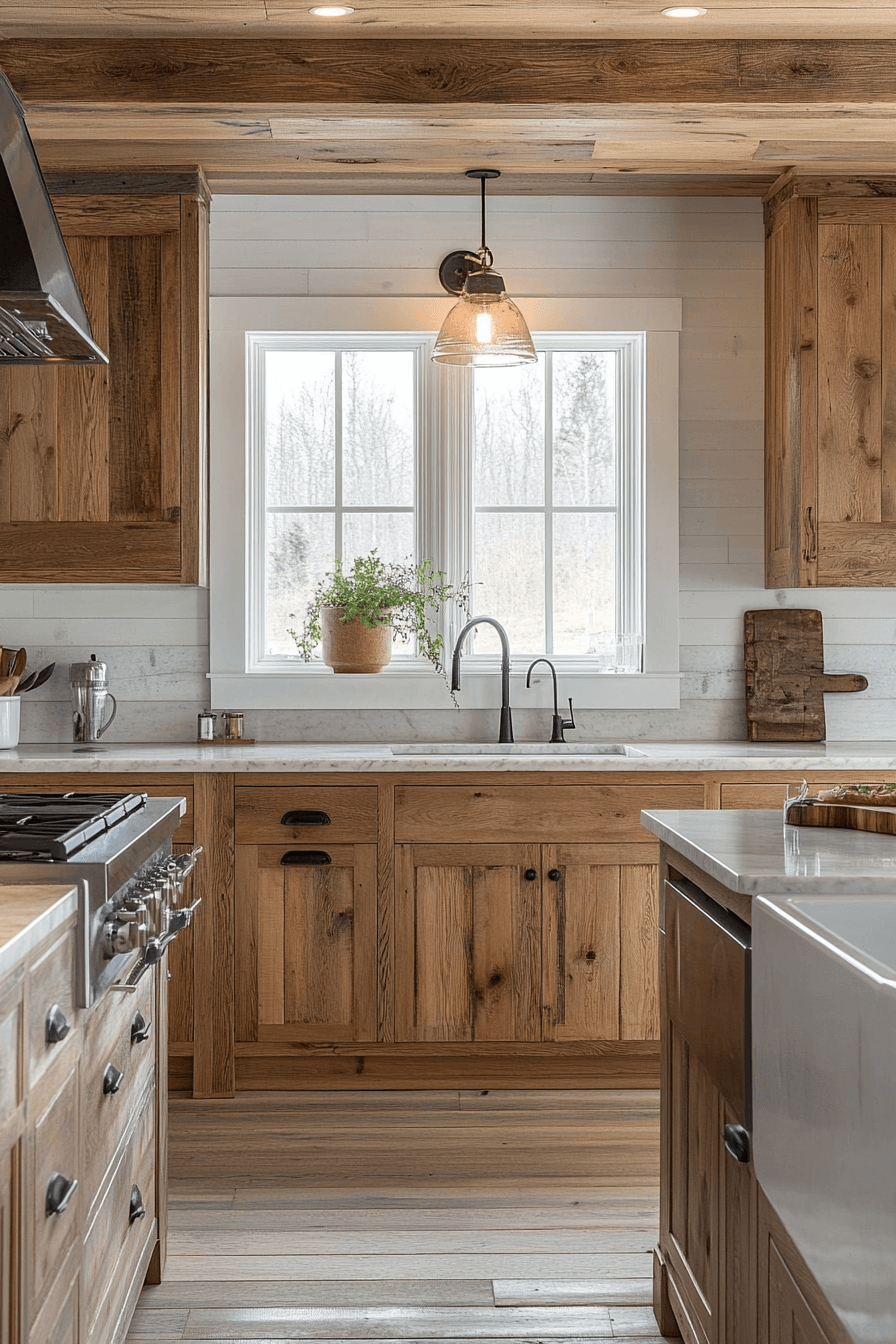 29 Natural Wood Kitchen Cabinets Inspirations to Bring Organic Beauty Into Your Home 4 natural wood kitchen cabinets