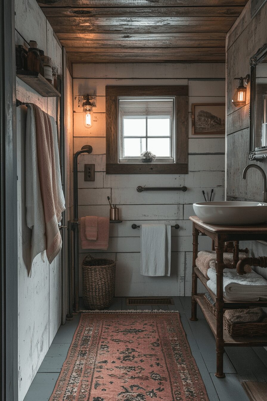 29 Rustic Industrial Bathroom Ideas For A Bold Decor Statement