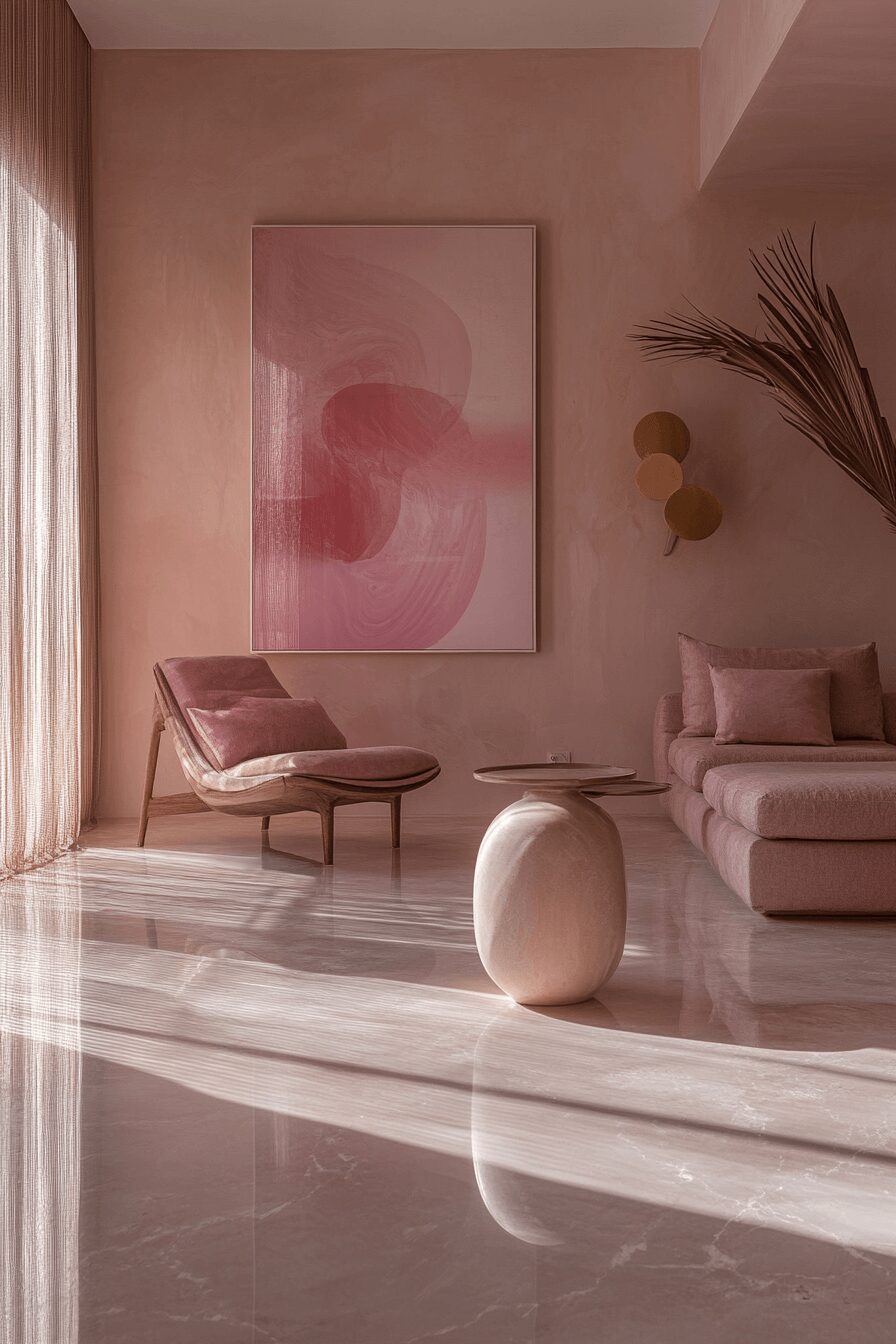 29 Pink Living Room Ideas to Embrace Softness and Serenity 4 pink living room ideas