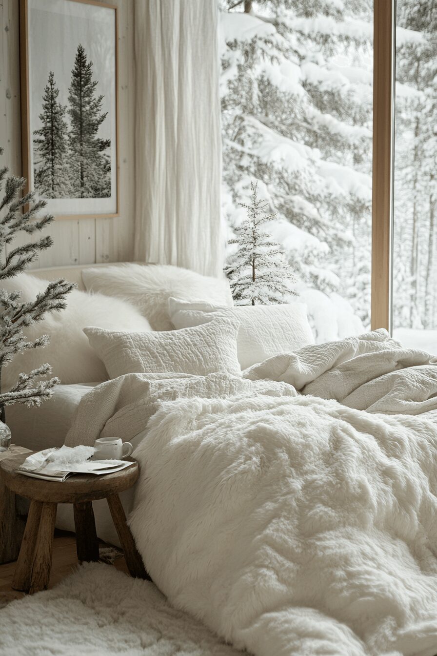 29 White Aesthetic Bedroom Ideas That Embrace Minimalist Beauty 5 white aesthetic bedroom