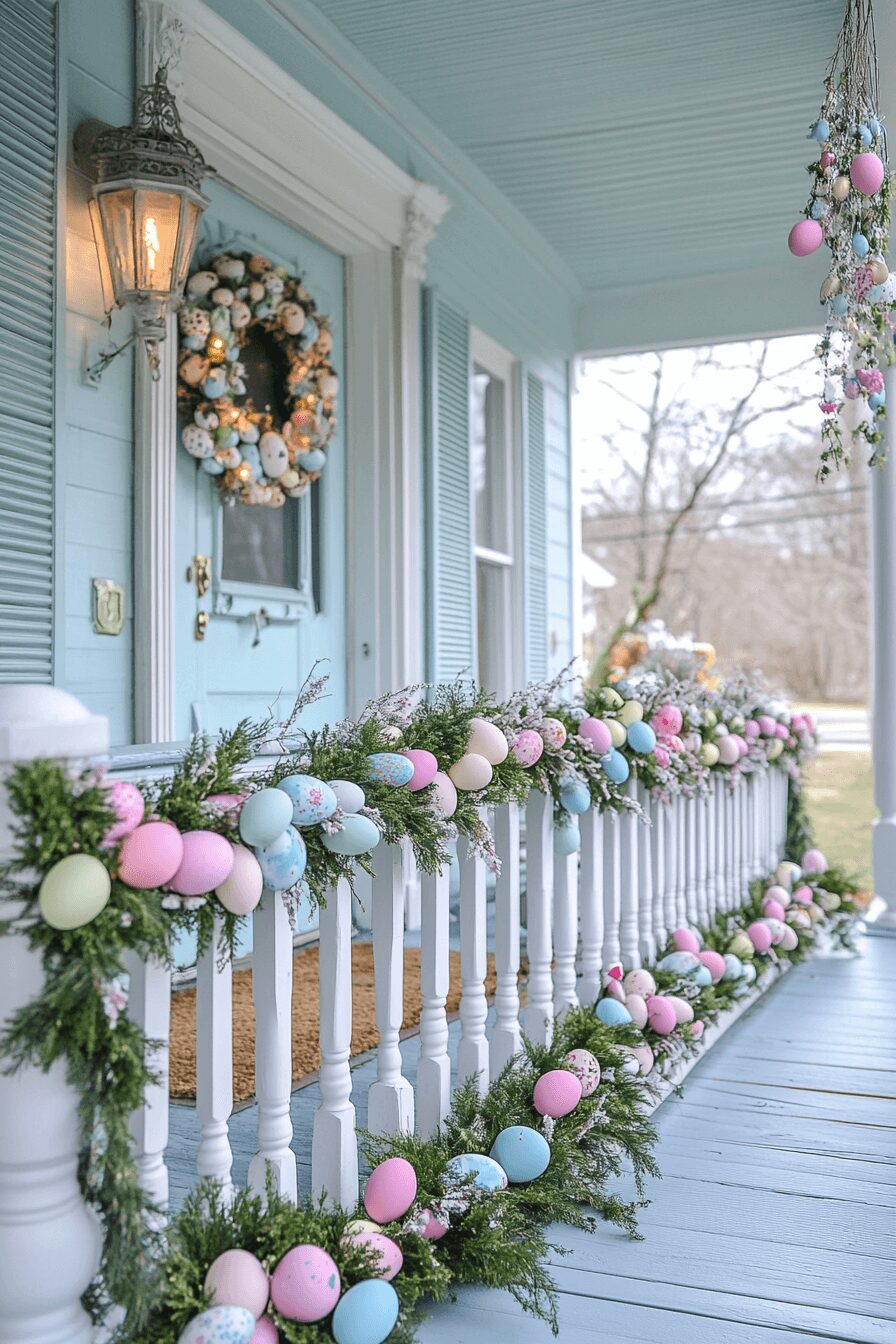 easter porch decor