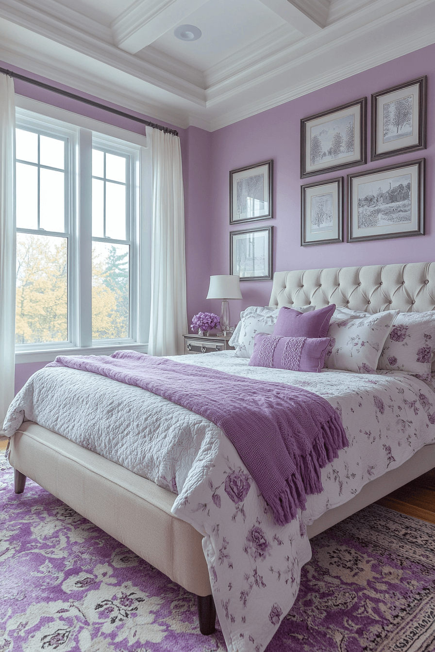 29 Soft Lavender Bedroom Ideas to Create a Calm and Cozy Retreat 5 Soft Lavender Bedroom