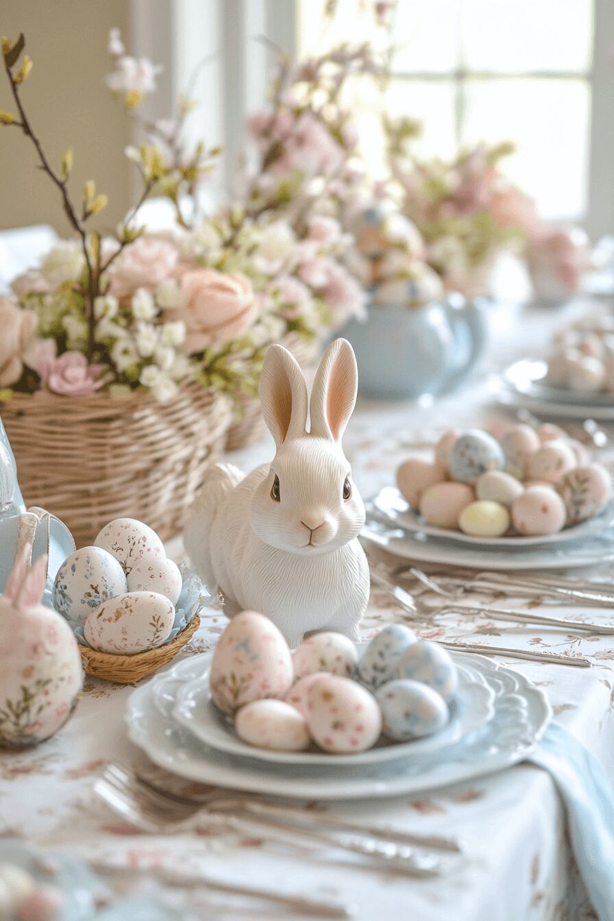 29 Easter Table Decorations to Make Your Table Bloom with Beauty 5 easter table decorations