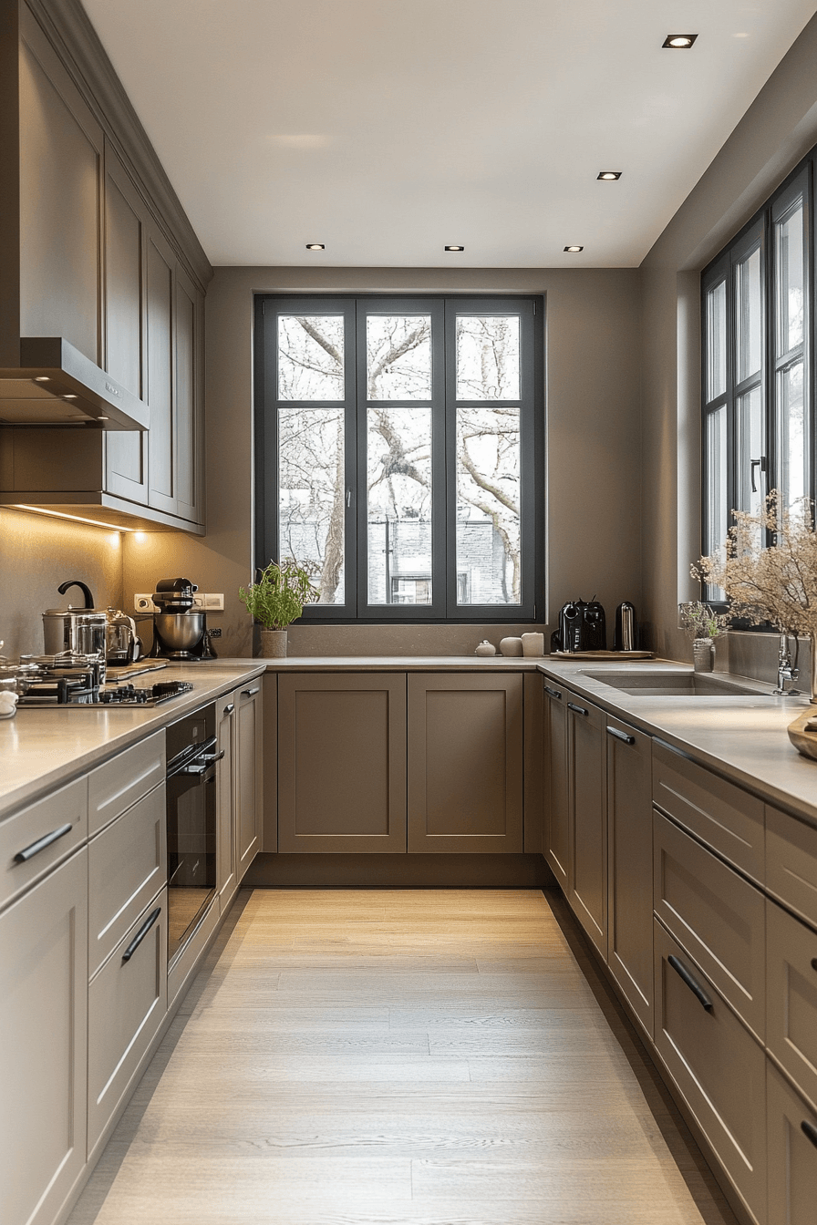 29 Greige Kitchen Cabinets Styles to Create a Balanced and Beautiful Kitchen 5 greige kitchen cabinets