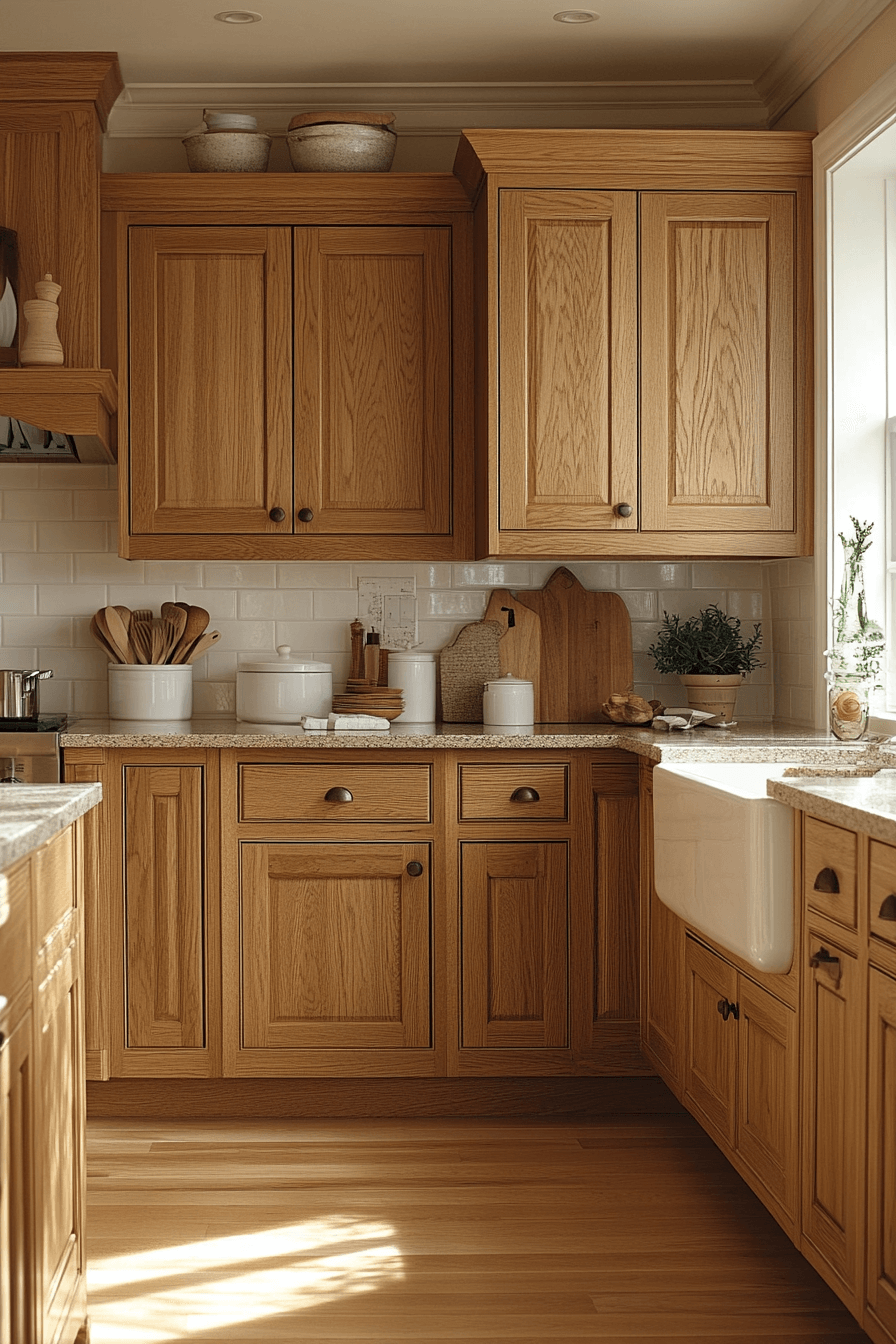 29 Honey Oak Kitchen Cabinets Designs to Make Your Kitchen Feel Cozy and Timeless 6 honey oak kitchen cabinets