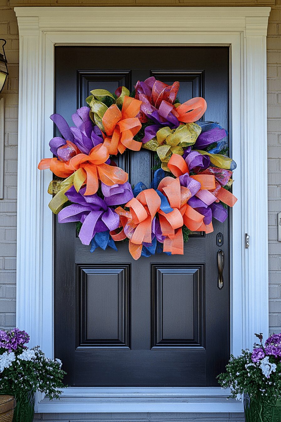 29 Easter Wreaths for Front Door Ideas for a Fresh and Colorful Look 6 easter wreaths for front door