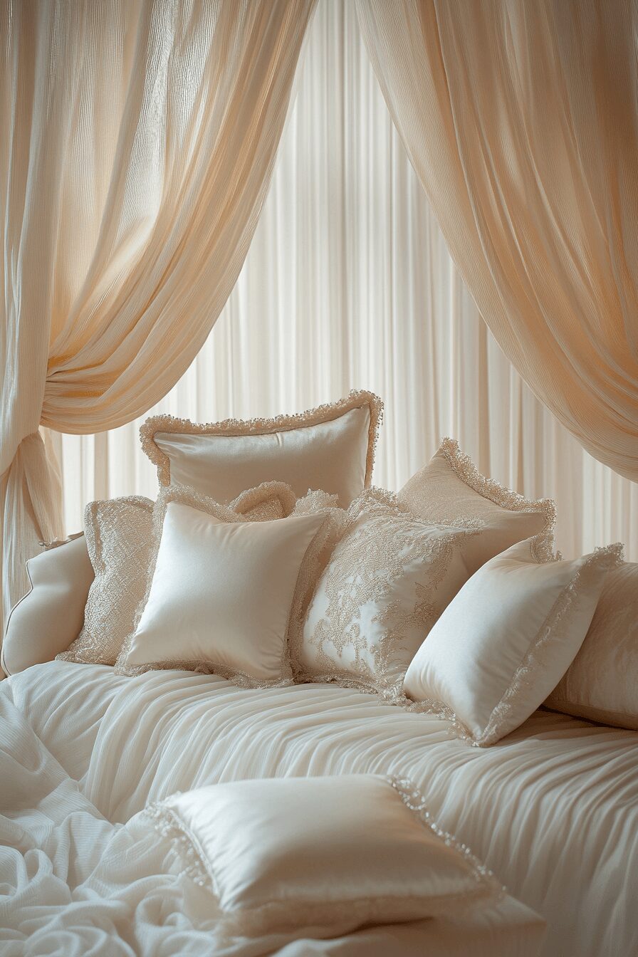 29 White Aesthetic Bedroom Ideas That Embrace Minimalist Beauty 6 white aesthetic bedroom