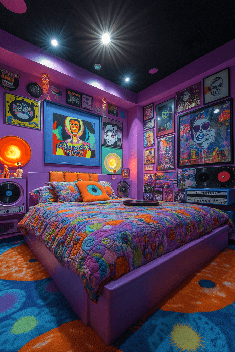 29 Retro Bedroom Ideas for a Unique and Eye-Catching Space 6 retro bedroom