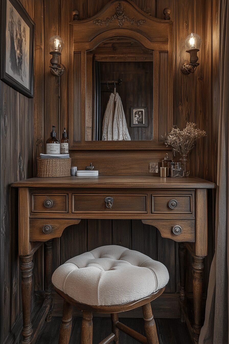 29 Vintage Dressing Rooms with Perfect Period Details 6 vintage dressing rooms
