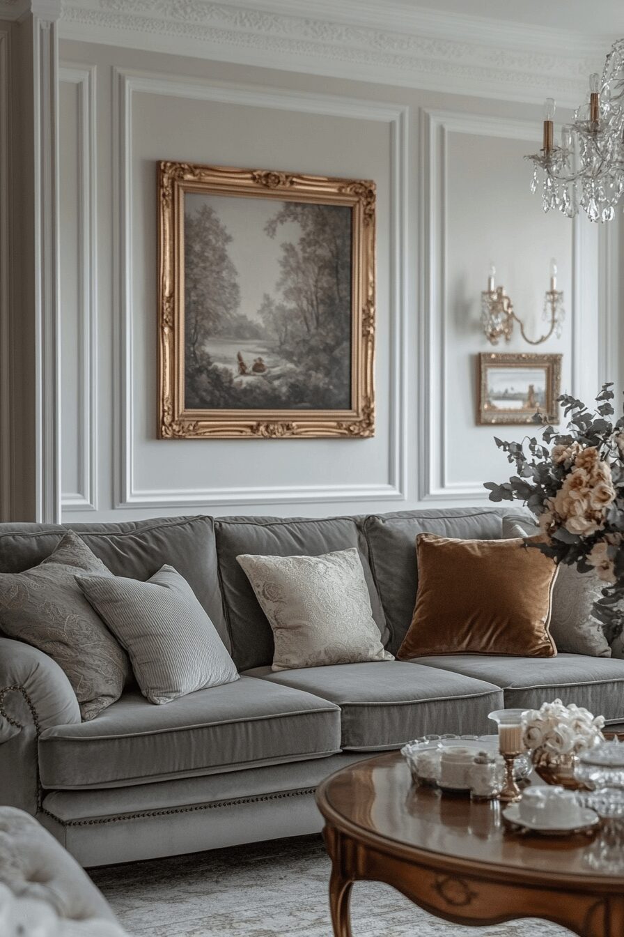 29 Grey Sofa Decor Ideas to Refresh Your Space with Ease 6 grey sofa decor