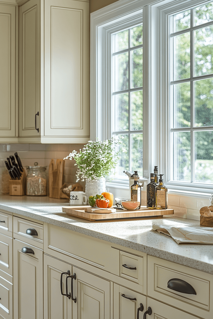 29 Off White Kitchen Cabinets Ideas to Make Your Kitchen Feel Larger and Lighter 6 off white kitchen cabinets