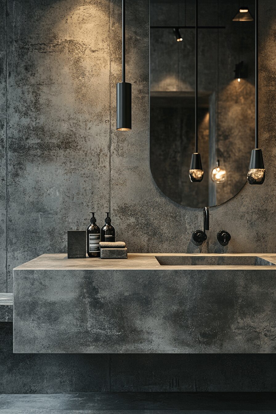 29 Industrial Restroom Inspirations for Edgy Interior Design 7 Industrial restroom