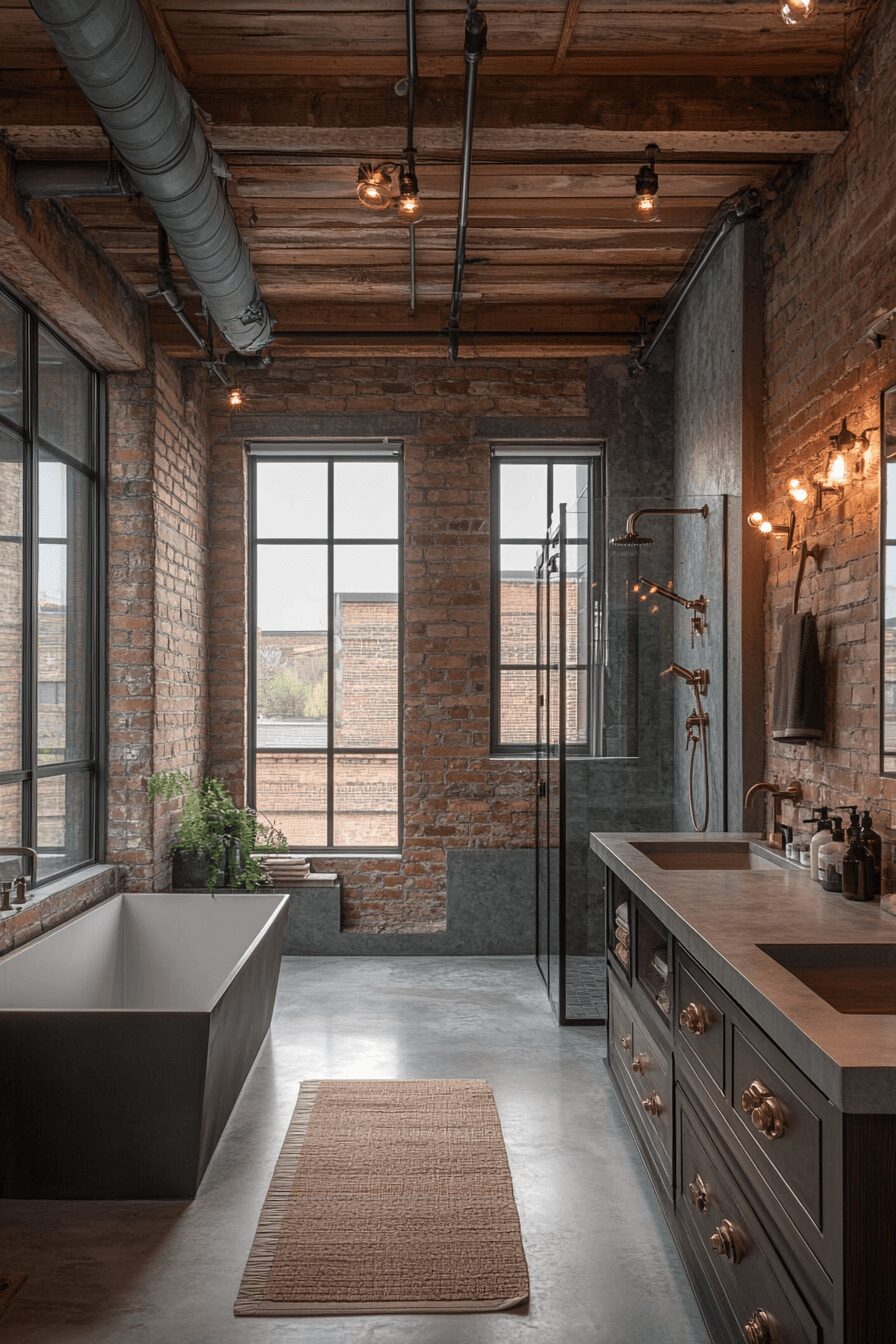 29 Bathroom Industrial Style Ideas for a Statement-Making Washroom 7 Bathroom industrial style