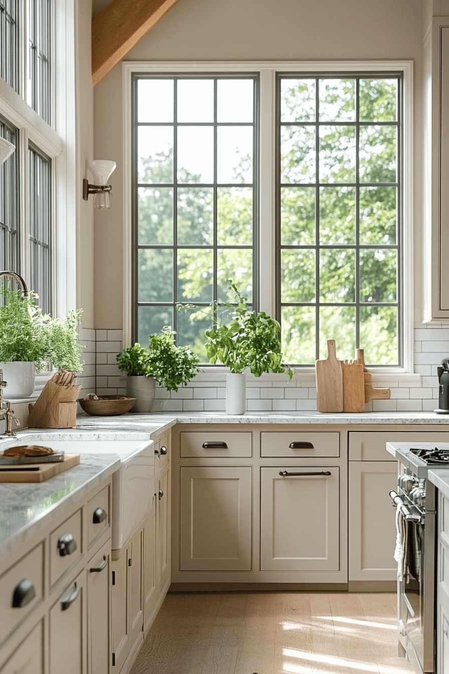 29 Greige Kitchen Cabinets Styles to Create a Balanced and Beautiful Kitchen 7 greige kitchen cabinets