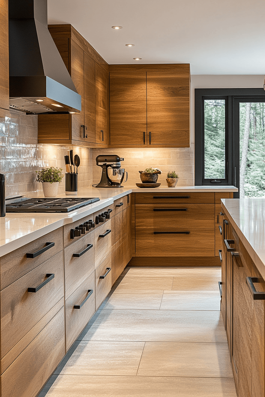 29 Natural Wood Kitchen Cabinets Inspirations to Bring Organic Beauty Into Your Home 7 natural wood kitchen cabinets