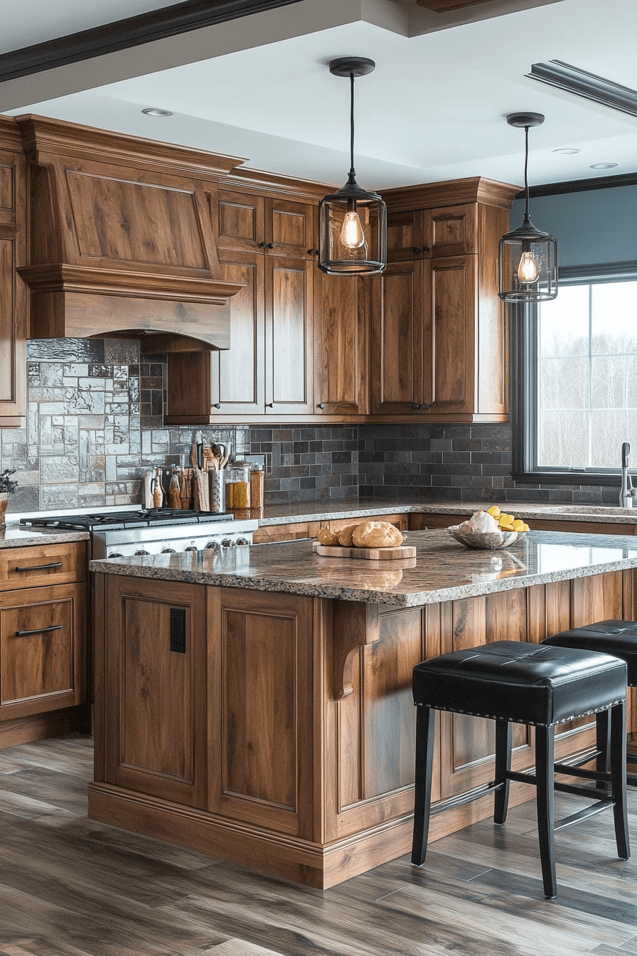 29 Natural Wood Kitchen Cabinets Inspirations to Bring Organic Beauty Into Your Home 8 natural wood kitchen cabinets