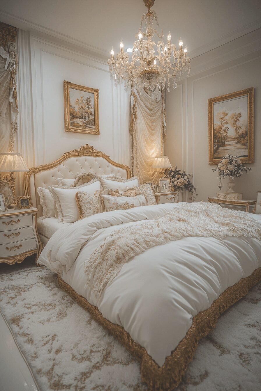 29 White Aesthetic Bedroom Ideas That Embrace Minimalist Beauty 8 white aesthetic bedroom