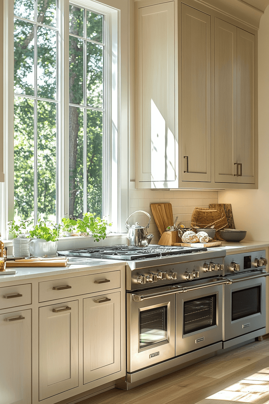 29 Beige Kitchen Cabinets Ideas for a Serene and Stylish Space 8 beige kitchen cabinets