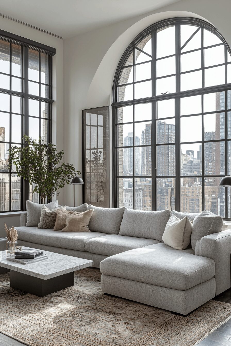 29 Grey Sofa Decor Ideas to Refresh Your Space with Ease 9 grey sofa decor