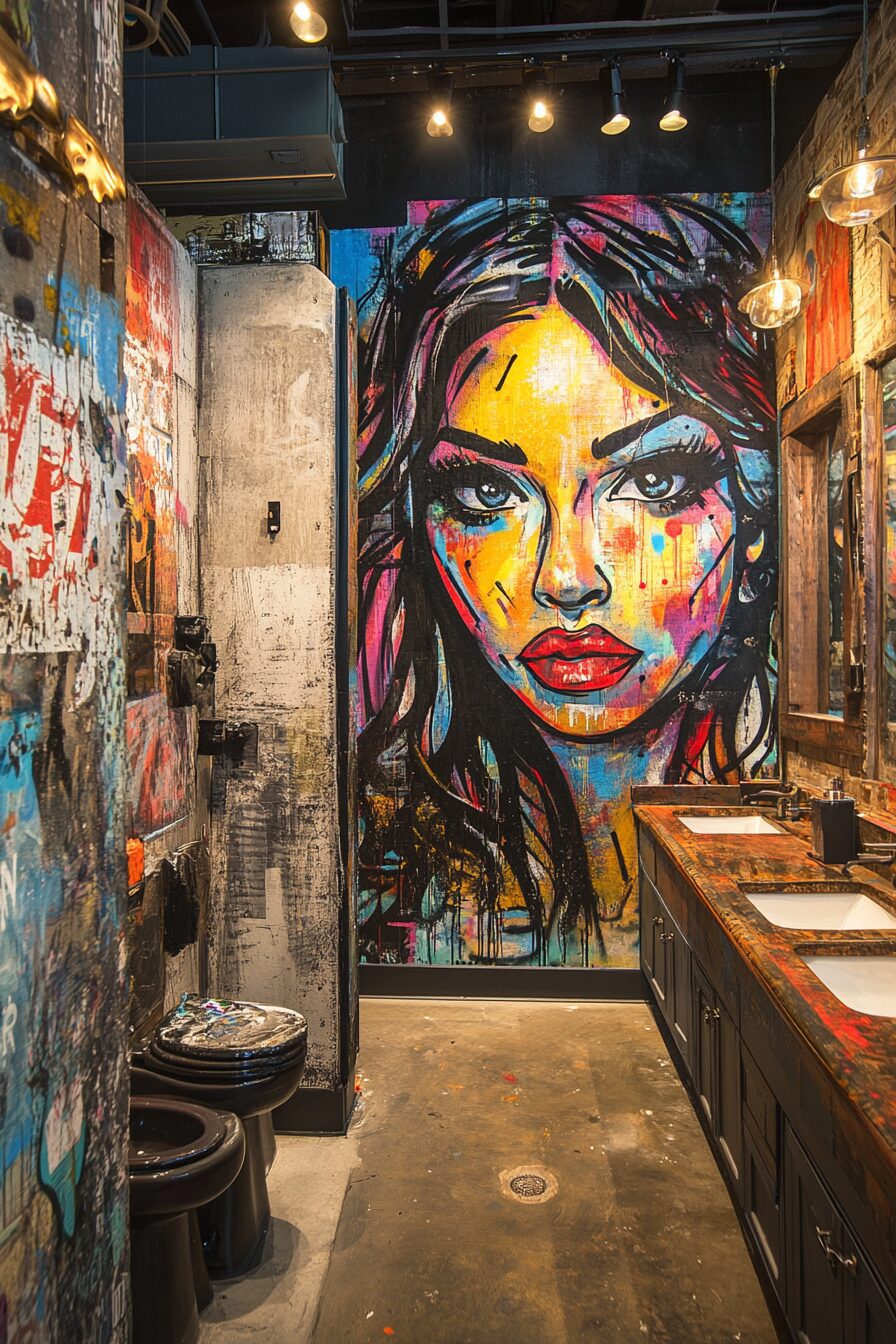 29 Industrial Restroom Inspirations for Edgy Interior Design 9 Industrial restroom