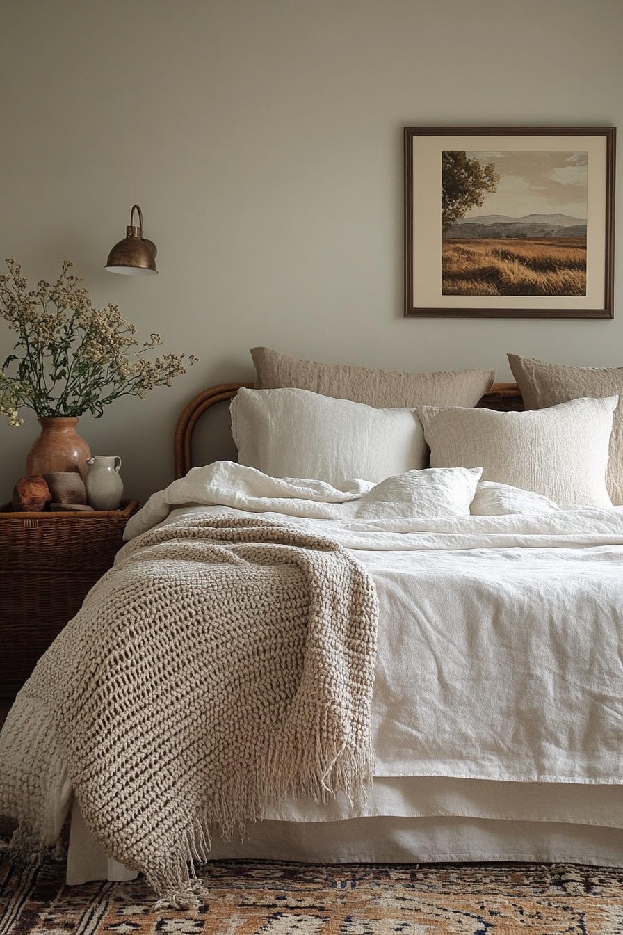 29 Cozy Neutral Bedroom Ideas to Wrap Your Room in Gentle Warmth 19 cozy neutral bedroom