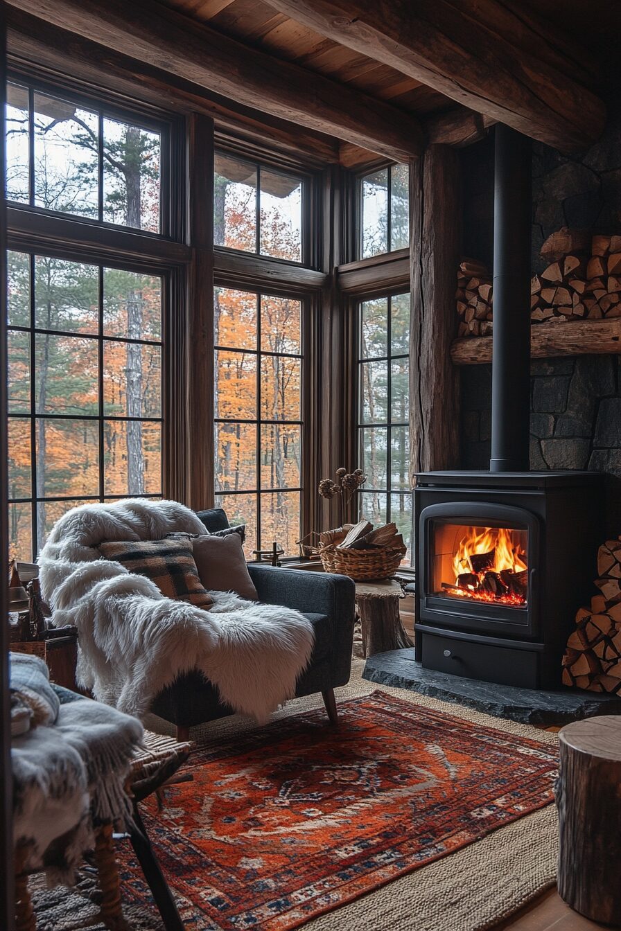 29 Cozy Winter Cabin Aesthetic Ideas for the Ultimate Snuggle-Worthy Space 3 cozy winter cabin aesthetic