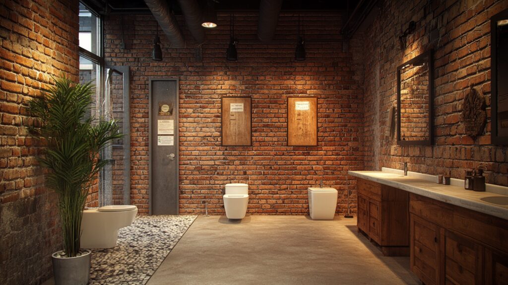 29 Industrial Restroom Inspirations for Edgy Interior Design 3 Industrial restroom