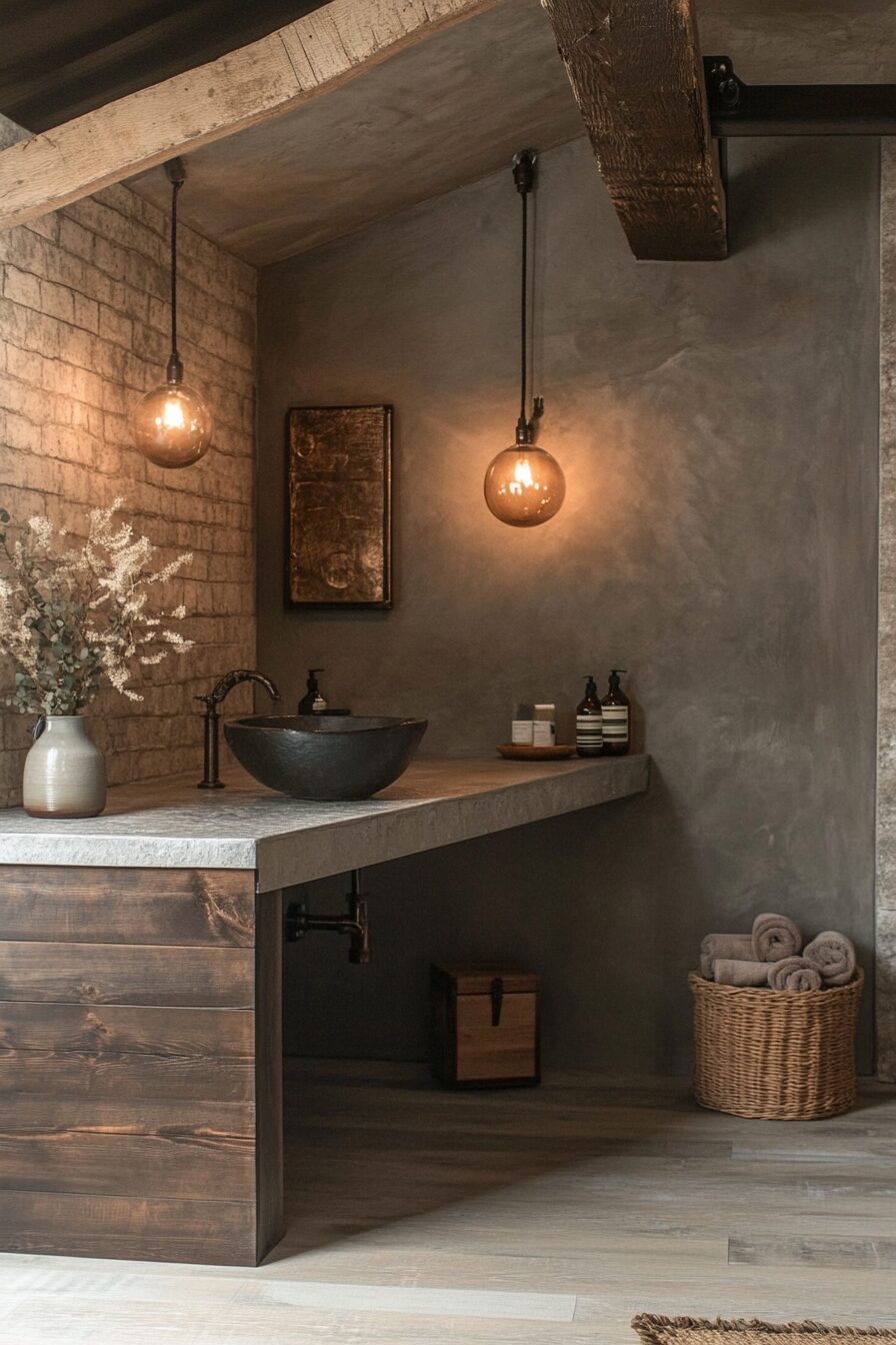 29 Bathroom Industrial Style Ideas for a Statement-Making Washroom 24 Bathroom industrial style