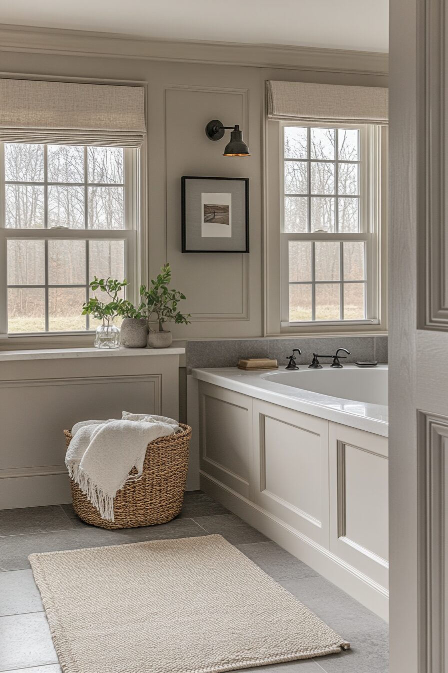 29 Grey Bathroom Decor Ideas to Keep Things Neutral Yet Stylish 22 grey bathroom decor