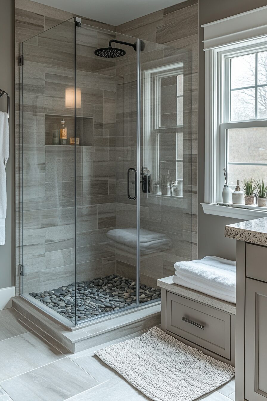 29 Grey Bathroom Decor Ideas to Keep Things Neutral Yet Stylish 11 grey bathroom decor