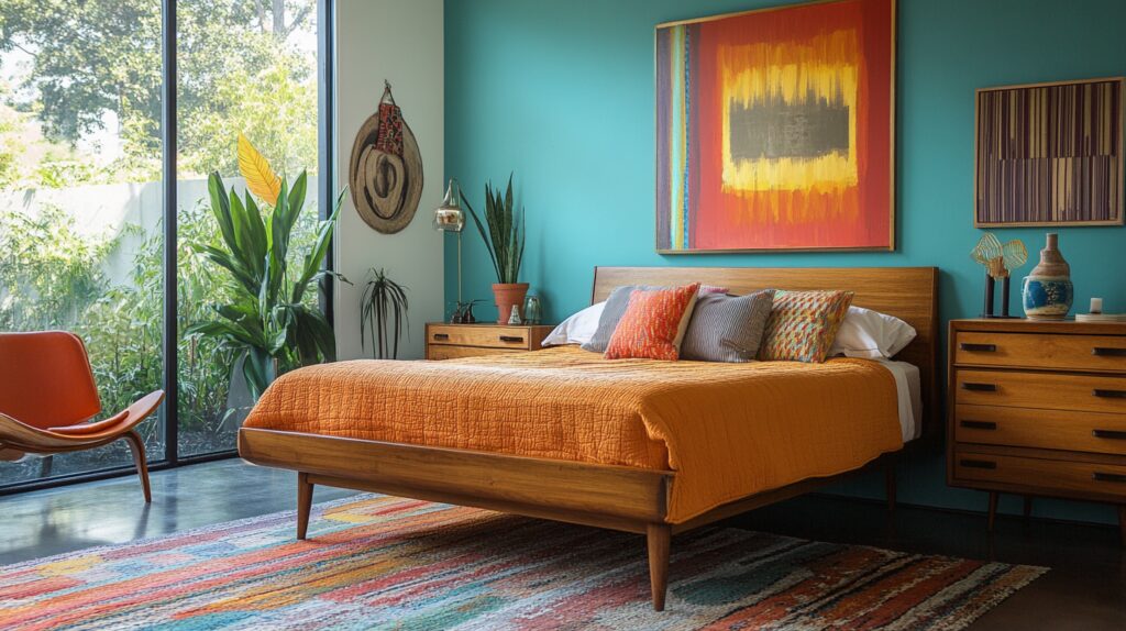 29 Retro Bedroom Ideas for a Unique and Eye-Catching Space 9 retro bedroom