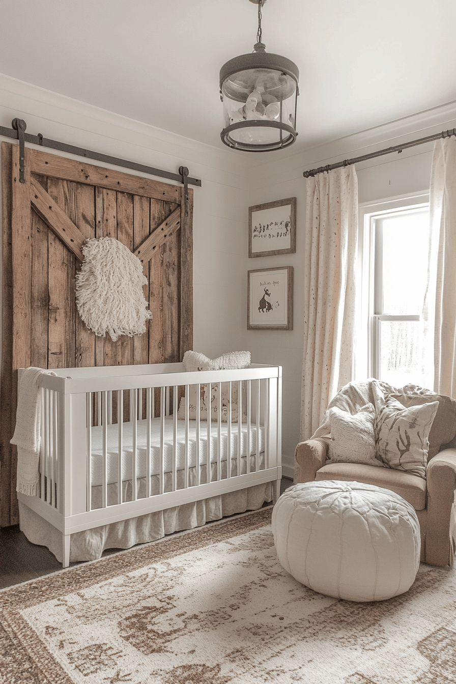 29 Rustic Farmhouse Baby Room Ideas for Adding Vintage Charm to Your Baby’s Space 1 Rustic Farmhouse Baby Room
