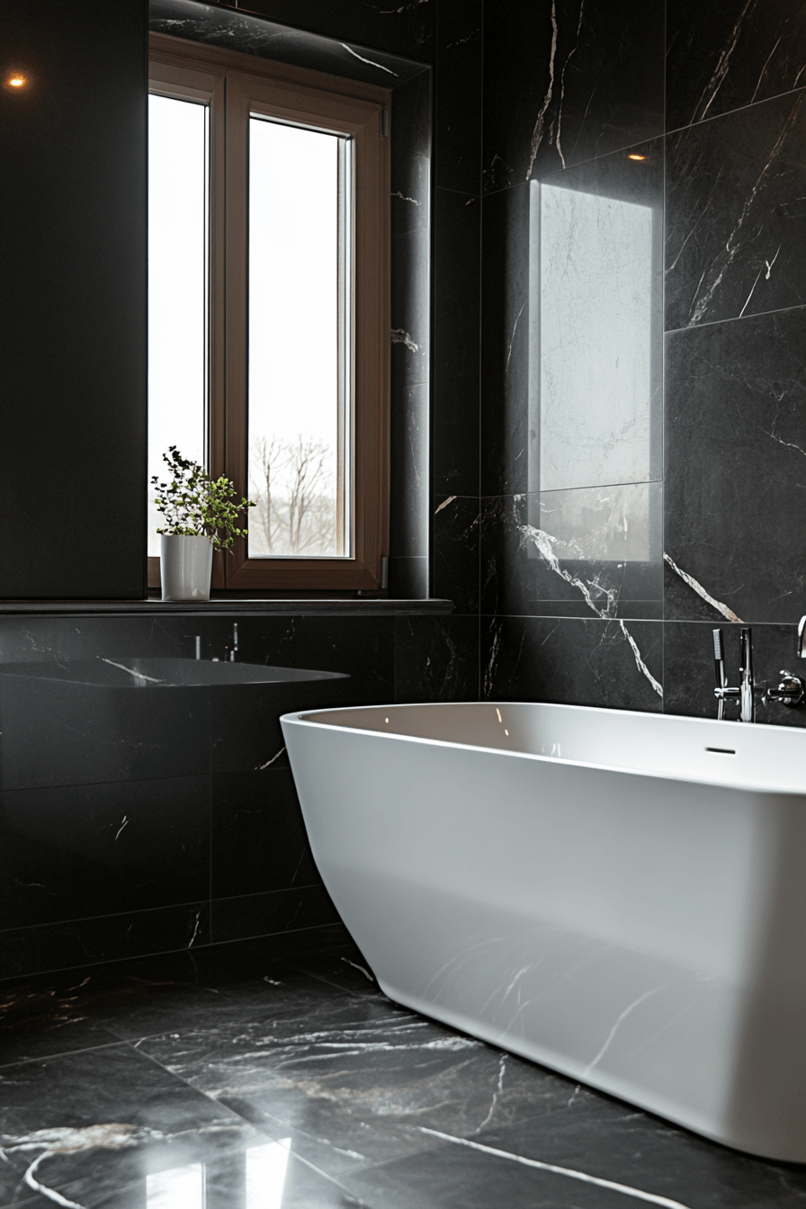 29 Moody Bathroom Ideas to Create a Perfectly Luxurious Bathroom Oasis 1 moody bathroom