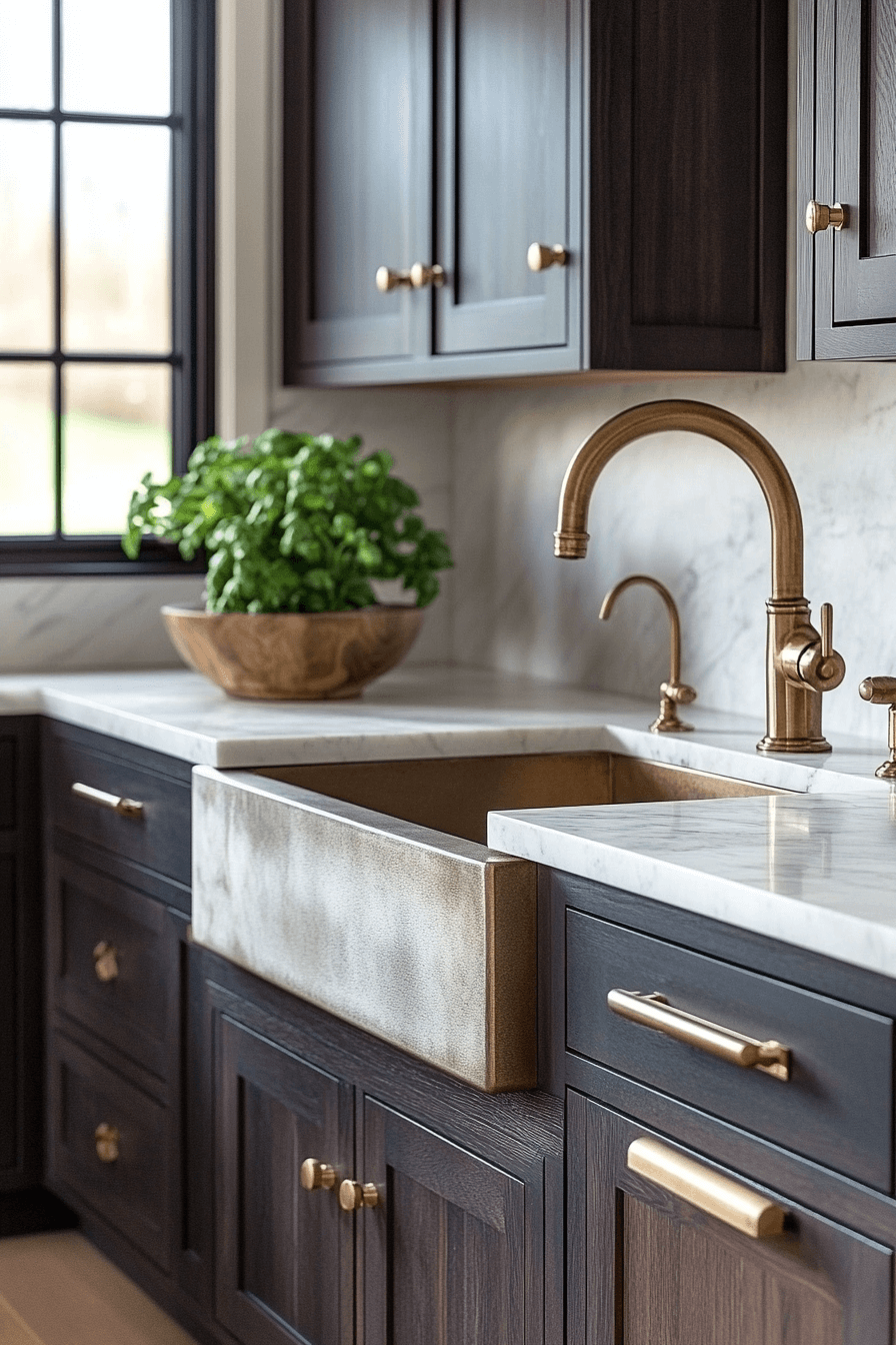 29 Moody Farmhouse Kitchen Ideas for a Bold and Beautiful Kitchen Makeover 1 moody farmhouse kitchen