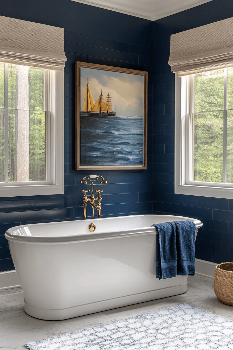 29 Coastal Bathroom Ideas to Make Your Bathroom Feel Like a Coastal Getaway 1 coastal bathroom