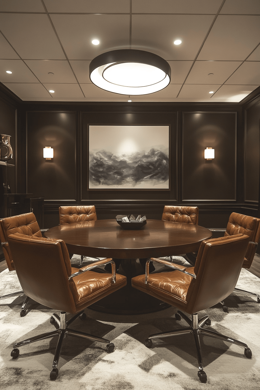 29 Moody Office Ideas to Create a Stylish and Productive Workspace 10 moody office