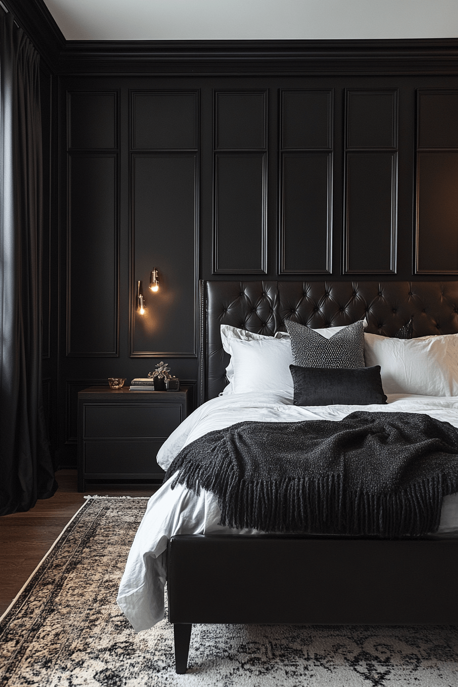 29 Moody Bedroom Inspirations for a Beautifully Dark and Cozy Vibe 10 moody bedroom