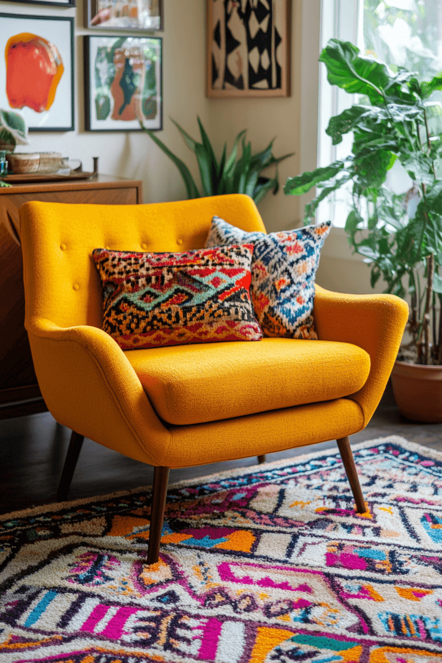 29 Boho Mid Century Modern Living Room Inspirations to Make Your Space Shine 10 boho mid century modern living room