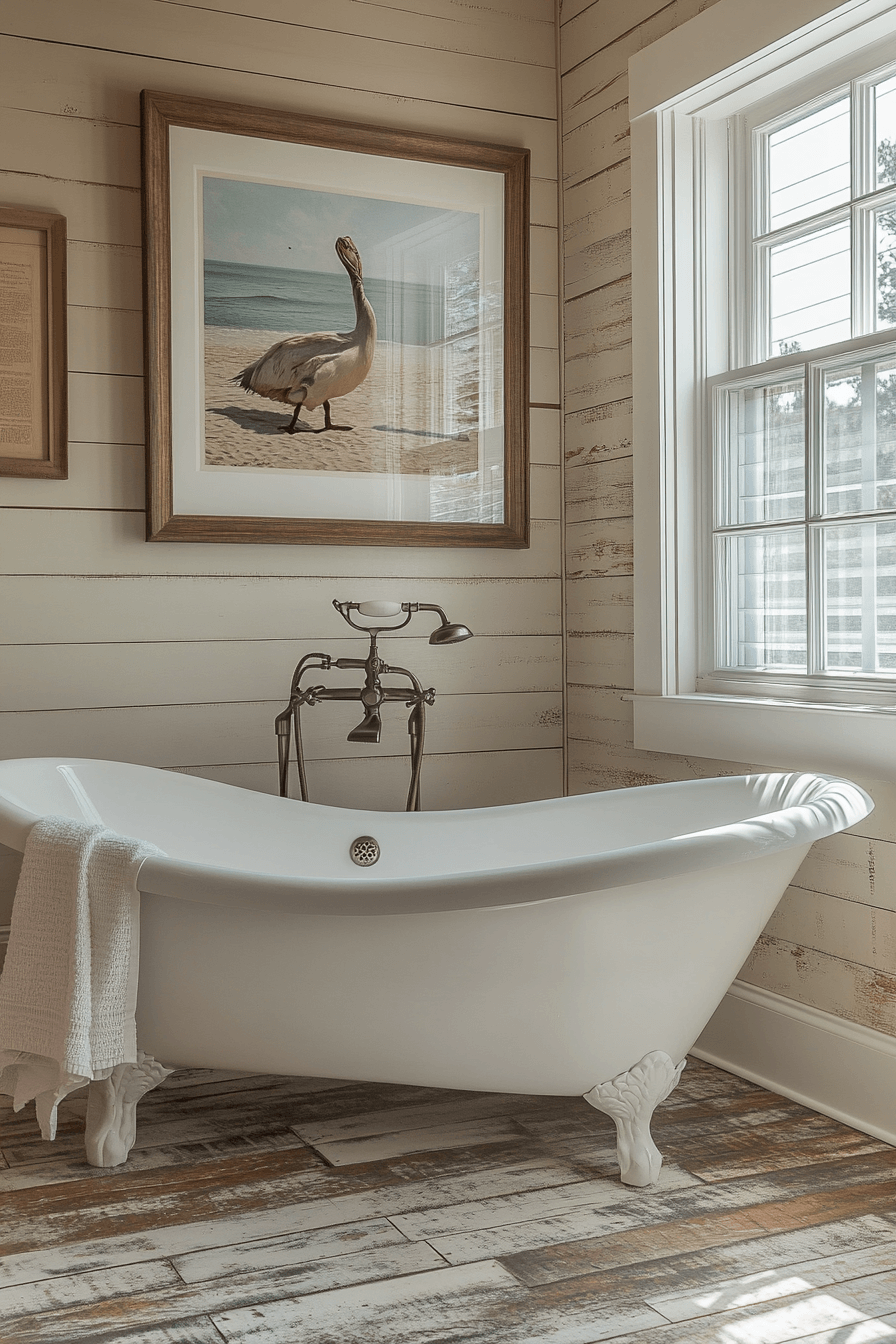 29 Coastal Bathroom Ideas to Make Your Bathroom Feel Like a Coastal Getaway 11 coastal bathroom