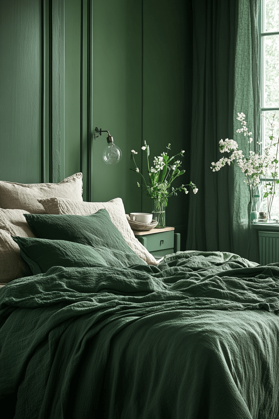 29 Moody Bedroom Inspirations for a Beautifully Dark and Cozy Vibe 11 moody bedroom